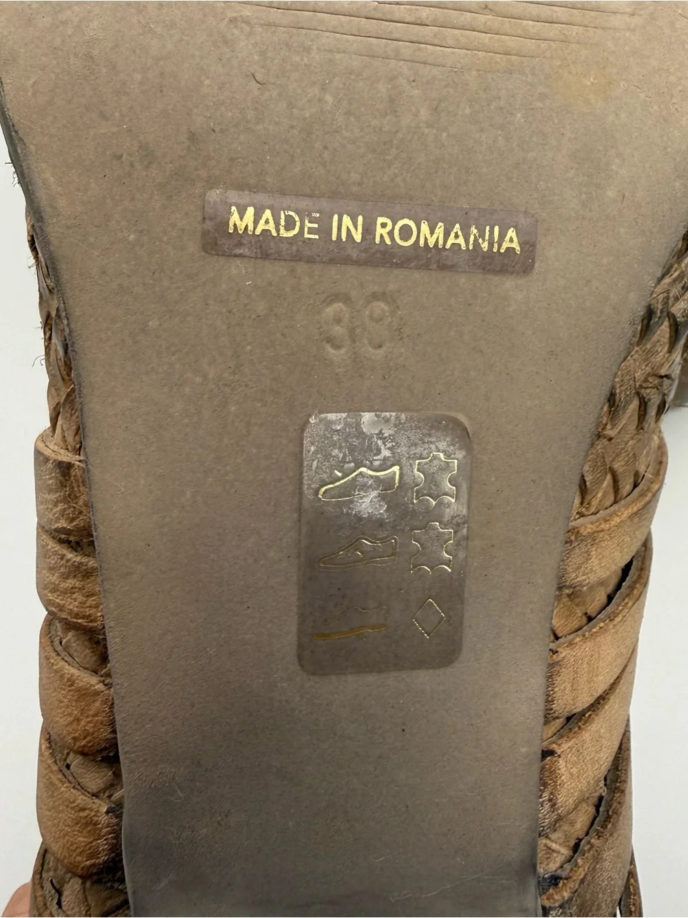 Sundance Promise Woven Burnished Leather Heeled Bootie 38 Western Boho Festival